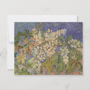 Vincent van Gogh - Blommande kastanjegrenar Inbjudningar