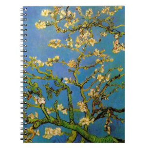 Vincent van Gogh - Blommande mandelträd Anteckningsbok Med Spiral