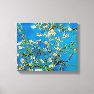 Vincent Van Gogh - blommande mandelträd fint konst Canvastryck