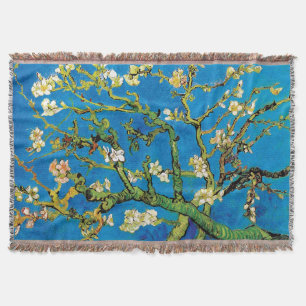 Vincent Van Gogh - Blommande mandelträd konstverk Filt