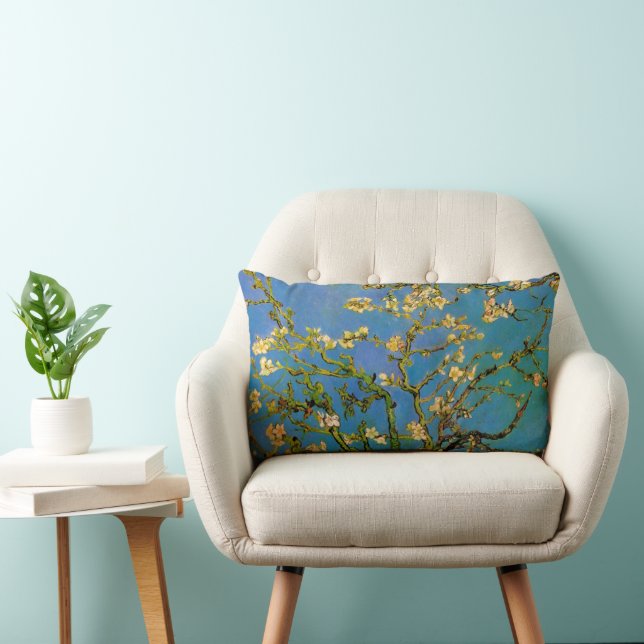 Vincent van Gogh - Blommande mandelträd Lumbarkudde (Stol)