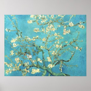 Vincent van Gogh Blommande mandelträd Poster
