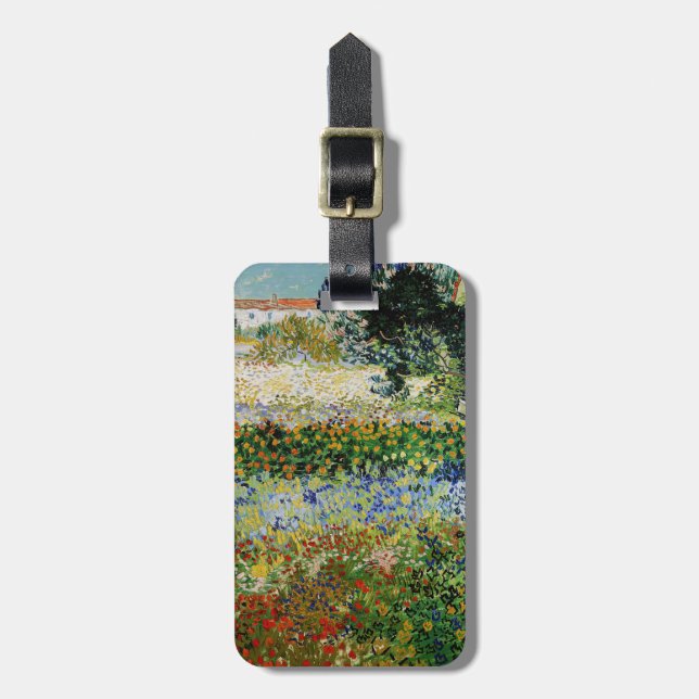Vincent van Gogh - Blommande trädgård Bagagebricka (Vertikal Framsida)