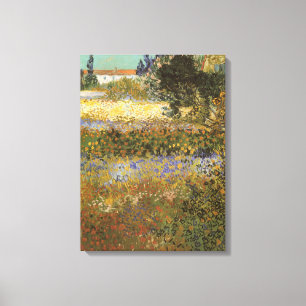 Vincent van Gogh - Blommande trädgård Canvastryck