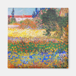 Vincent Van Gogh Blommande Trädgård Magnet