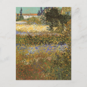 Vincent van Gogh - Blommande trädgård Vykort