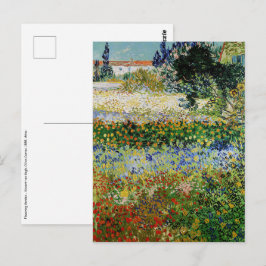 Vincent van Gogh - Blommande Trädgård Vykort
