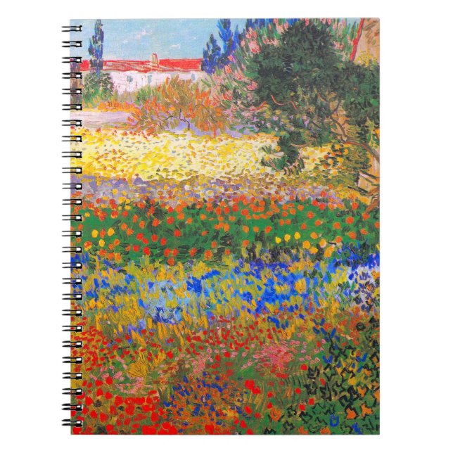 Vincent Van Gogh Blommar Garden Anteckningsbok (Framsidan)