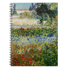 Vincent van Gogh - Blommar Garden Anteckningsbok