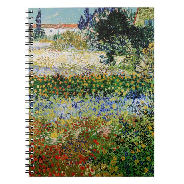 Vincent van Gogh - Blommar Garden Anteckningsbok (Framsidan)