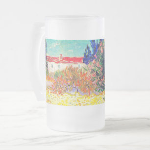 Vincent Van Gogh Blommar Garden Frostat Ölglas
