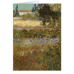 Vincent van Gogh - Blommar Garden Hälsningskort