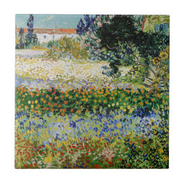 Vincent van Gogh - Blommar Garden Kakelplatta
