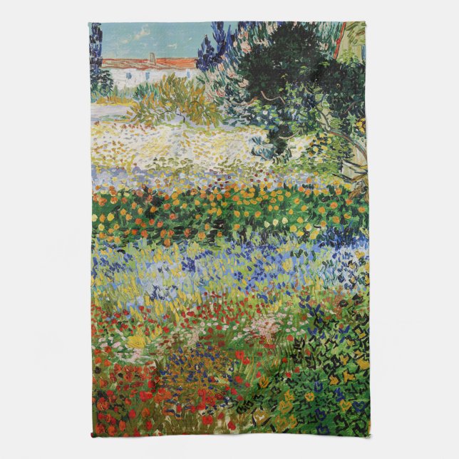 Vincent van Gogh - Blommar Garden Kökshandduk (Vertikal)
