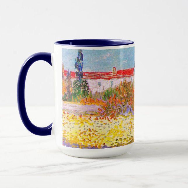 Vincent Van Gogh Blommar Garden Mugg (Vänster)