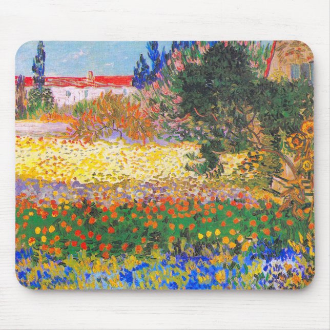 Vincent Van Gogh Blommar Garden Musmatta (Framsidan)