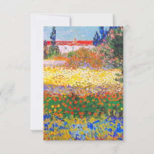 Vincent Van Gogh Blommar Garden OSA Kort