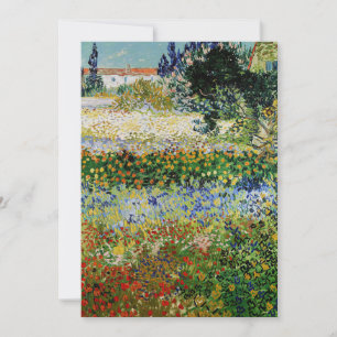 Vincent van Gogh - Blommar Garden Tack Kort
