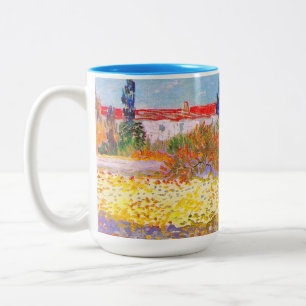 Vincent Van Gogh Blommar Garden Två-Tonad Mugg