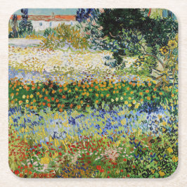 Vincent van Gogh - Blommar Garden Underlägg Papper Kvadrat
