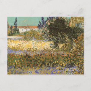Vincent van Gogh - Blommar Garden Vykort
