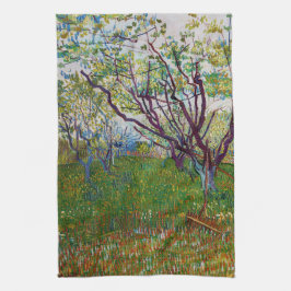 Vincent van Gogh - Blommar Orchard Kökshandduk