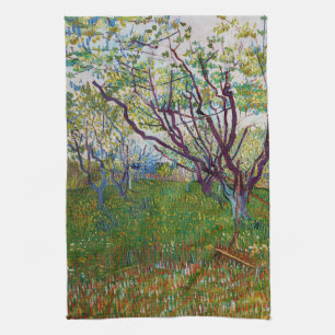 Vincent van Gogh - Blommar Orchard Kökshandduk