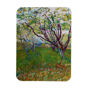 Vincent van Gogh - Blommar Orchard Magnet