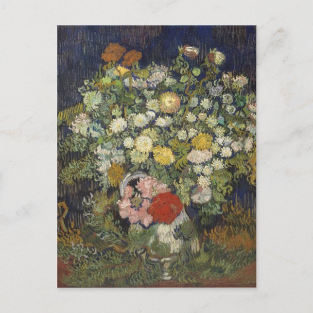 Vincent Van Gogh| Blommor i Vas Vykort (Framsida)