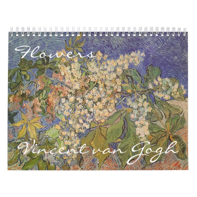 Vincent van Gogh Blommor, Postimpressionistisk kon Kalender (Omslag)