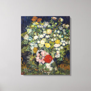 Vincent van Gogh - Blomsterbukett i vas Canvastryck