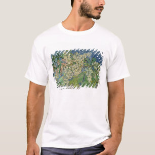 Vincent Van Gogh blomstra kastanjgrenar Tee