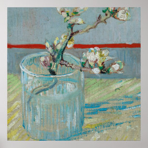 Vincent Van Gogh - Blossoming Almond Gren Poster
