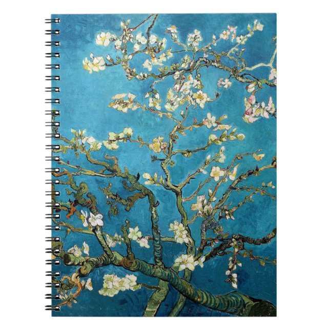 Vincent van Gogh, Blossoming Almond Träd Anteckningsbok (Framsidan)