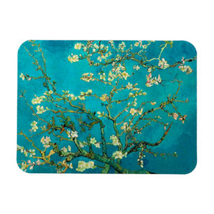 Vincent Van Gogh Blossoming Almond Träd Blommigt A Magnet
