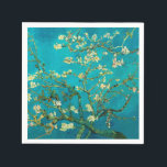 Vincent Van Gogh Blossoming Almond Träd Blommigt A Pappersservett<br><div class="desc">Vincent Van Gogh Blossoming Almond Träd Vintage Blommigt Art Blossoming Almond Träd är en 1890-målning av den nederländske postimponerande konstnären Vincent van Gogh. Almond Blommars är en grupp av flera målningar som Vincent van Gogh målade 1888 och 1890 i Arles och Saint-Rémy, södra Frankriket av blommande mandel träd. Blommar träd...</div>