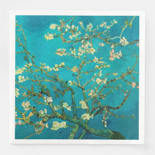 Vincent Van Gogh Blossoming Almond Träd Blommigt A Pappersservett