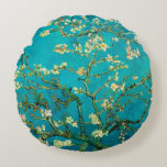 Vincent Van Gogh Blossoming Almond Träd Blommigt A Rund Kudde<br><div class="desc">Vincent Van Gogh Blossoming Almond Träd Vintage Blommigt Art Blossoming Almond Träd är en 1890-målning av den nederländske postimponerande konstnären Vincent van Gogh. Almond Blommars är en grupp av flera målningar som Vincent van Gogh målade 1888 och 1890 i Arles och Saint-Rémy, södra Frankriket av blommande mandel träd. Blommar träd...</div>