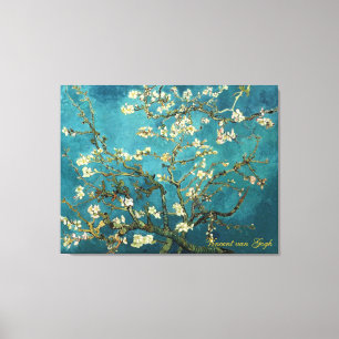 Vincent van Gogh, Blossoming Almond Träd Canvastryck