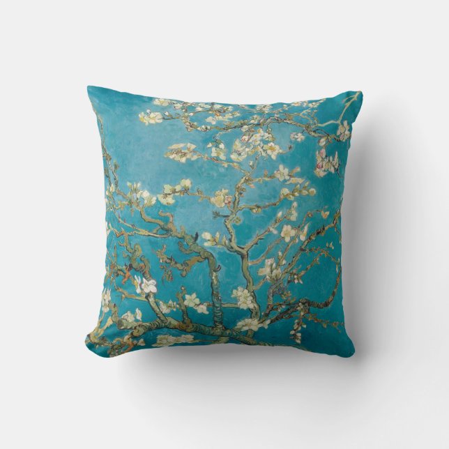Vincent van Gogh Blossoming Almond Träd enhan Kudde (Framsida)