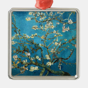 Vincent van Gogh, Blossoming Almond Träd Julgransprydnad Metall