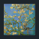 Vincent van Gogh - Blossoming Almond Träd Magnet<br><div class="desc">Blossoming Almond Träd (1890) av Van Gogh är en vintage post impressionism bra konst blommigt fortfarande livmålning. Ett gren från en mandel träd i blomning i en vår-trädgård med blå himmel i bakgrunden. Vita blommor blommar. Om konstnären: Vincent Willem van Gogh (1853-1890) var en målare från post impressionist vars verk...</div>