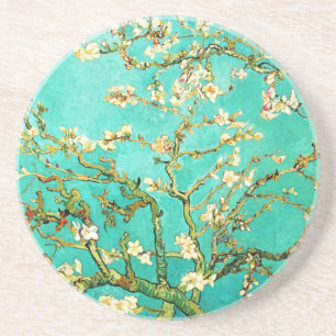 Vincent van Gogh Blossoming Almond Träd Underlägg Sandsten