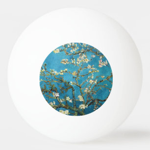 Vincent van Gogh, Blossoming Almond Träd. Vintage Pingisboll