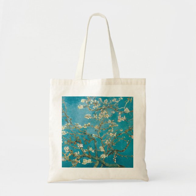 Vincent van Gogh Blossoming Almond Tree förstärkt Tygkasse (Framsidan)