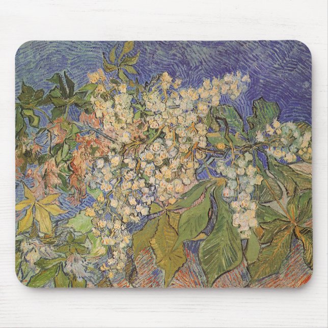 Vincent van Gogh - Blossoming Chestnut Grenar Musmatta (Framsidan)
