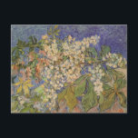 Vincent van Gogh - Blossoming Chestnut Grenar Vykort<br><div class="desc">Blossoming Chestnut Grenar (1890) av Vincent van Gogh är en vintage Post impressionism bra konst blommigt som fortfarande är livsmålning. En trädgård med blommor på träd gren i blomning under vår. Om konstnären: Vincent Willem van Gogh (1853-1890) var en målare från Post impressionist vars verk var mest framträdande för dess...</div>