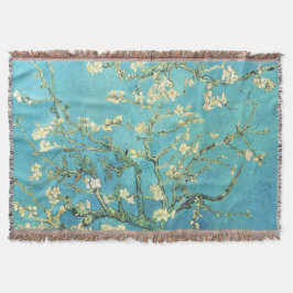 Vincent van Gogh Blossomong Almond Träd Filt