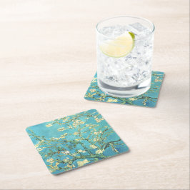 Vincent van Gogh Blossomong Almond Träd Underlägg Papper Kvadrat