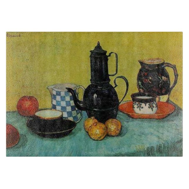 Vincent van Gogh Blue Enamel Coffee Pot (Framsidan)